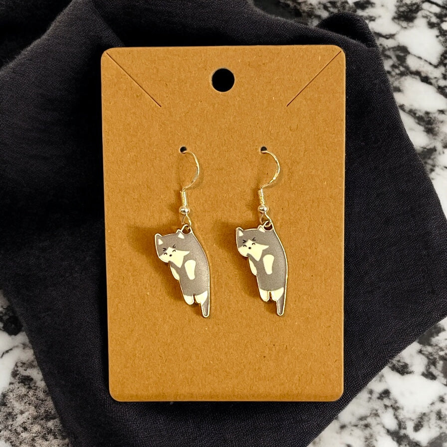 Steamed Stardust Earrings - Cats