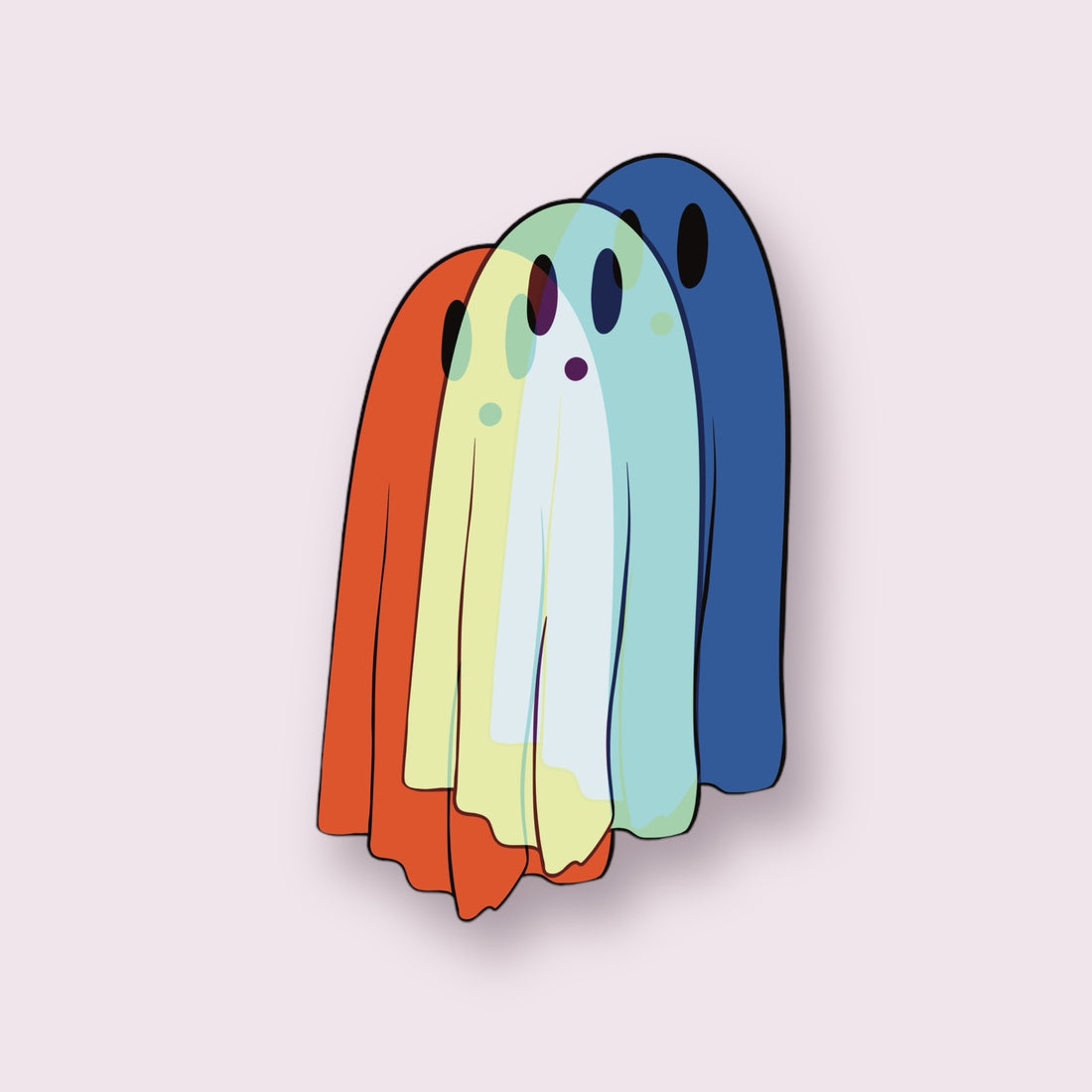 Vinyl Sticker - Ghost Trio