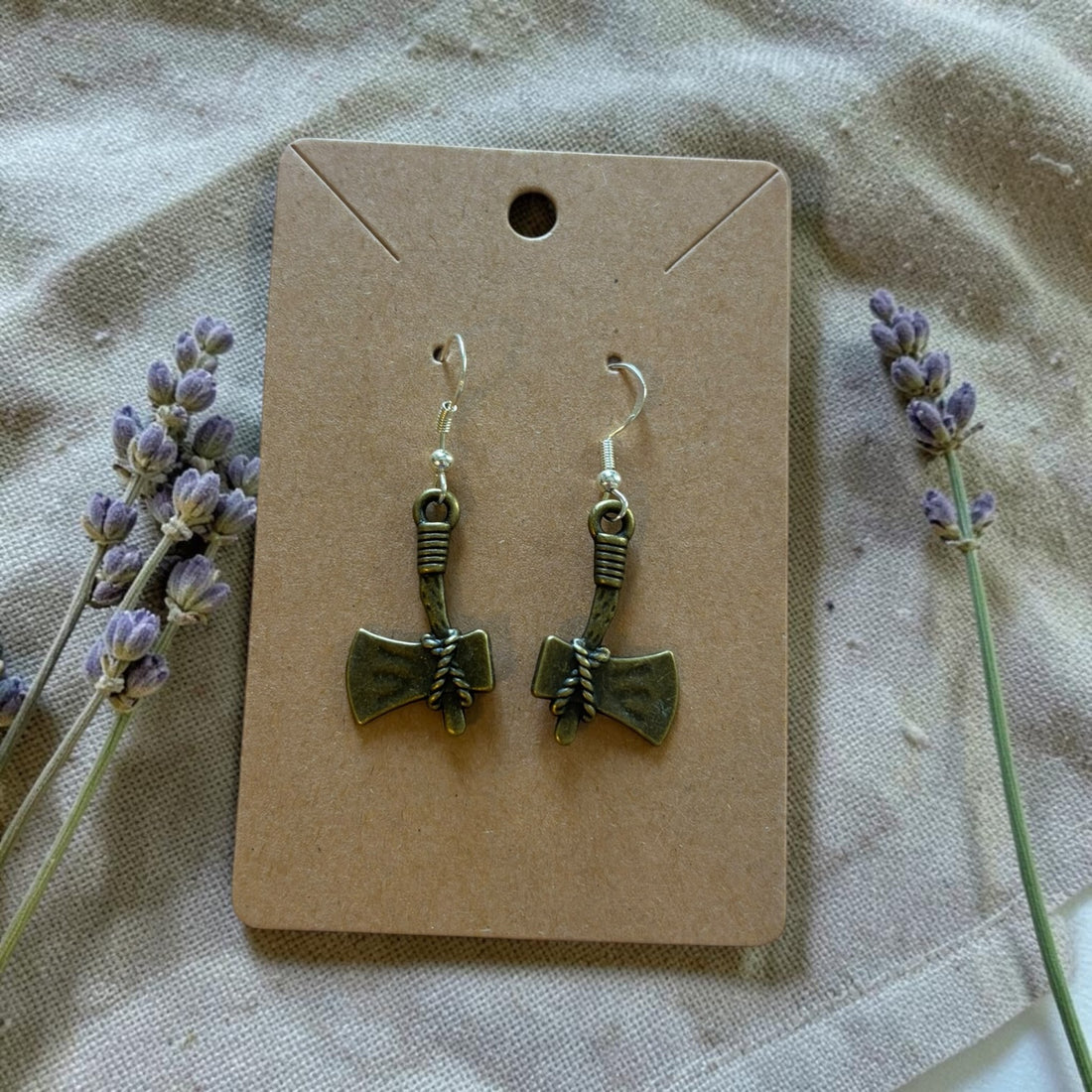 Steamed Stardust Earrings - Battle Axes