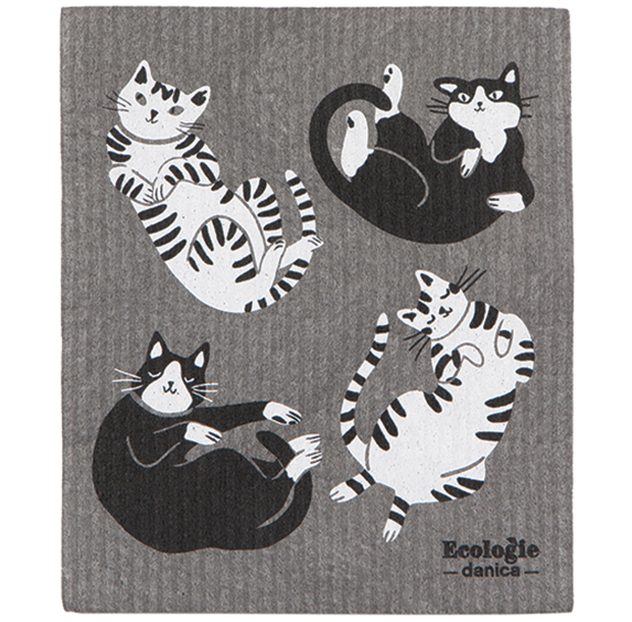 Swedish Sponge Cloth - Meow &amp; Furever
