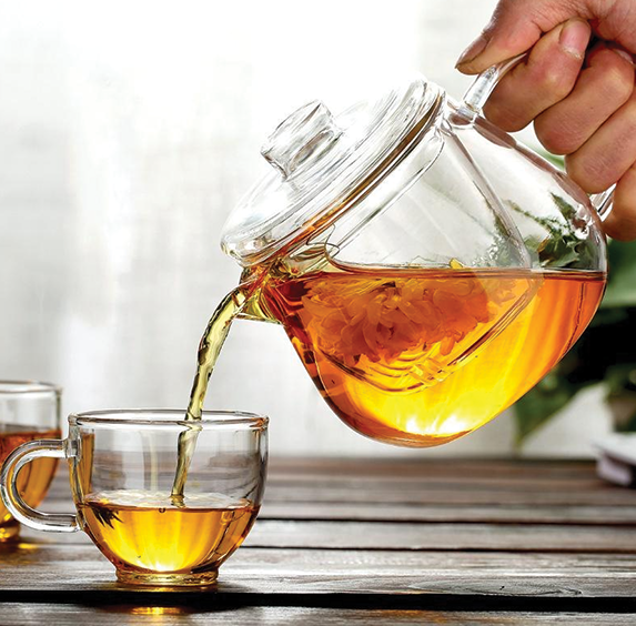 Glass Teapot with Infuser and Lid