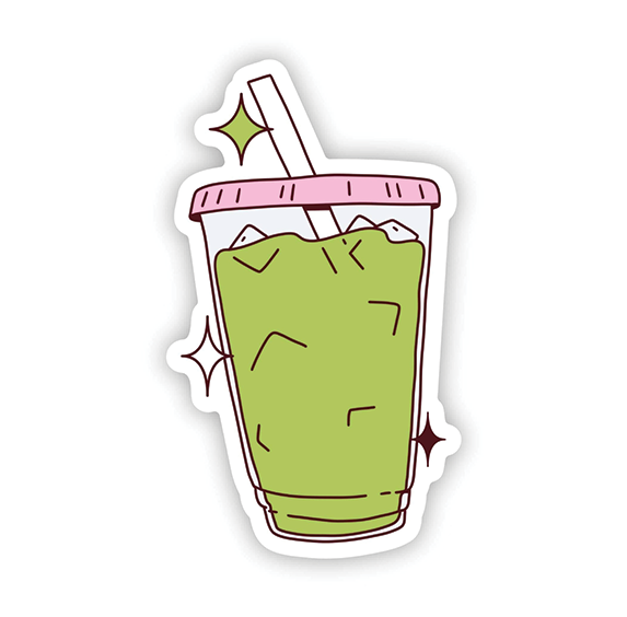 Vinyl Sticker - Iced Matcha Latte