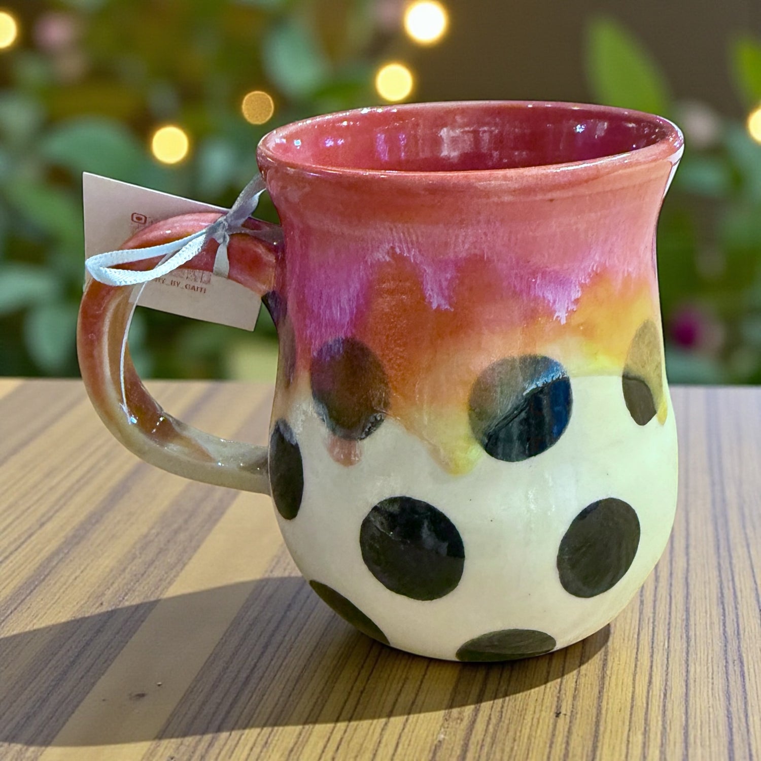 Pottery by Caiti - Polka Dot (Pink)