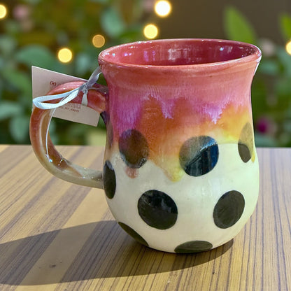 Pottery by Caiti - Polka Dot (Pink)