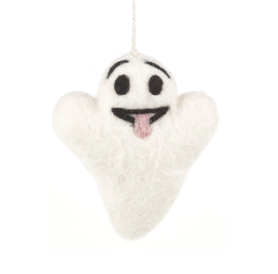 Handmade Felt Ornament - Buster Boo the Ghost