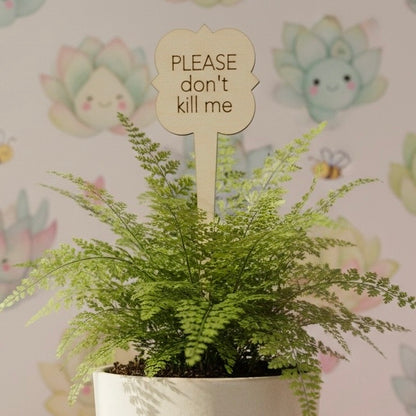 Snarky Wood Plant Markers