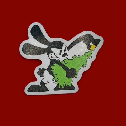 Vinyl Sticker - Oswald Christmas