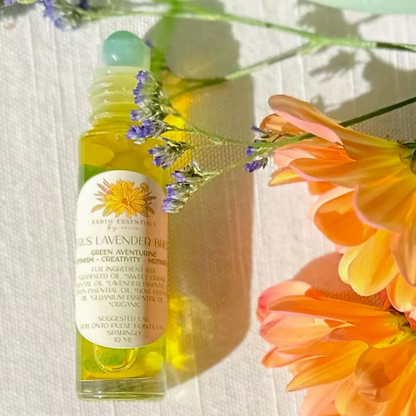 Gemstone Aromatherapy Essential Oil Rollerball - Citrus Lavender