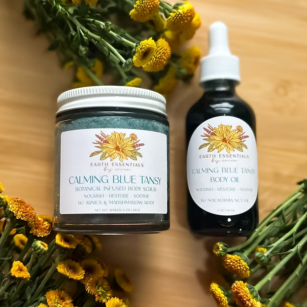 Calming Blue Tansy Botanical Body &amp; Face Oil