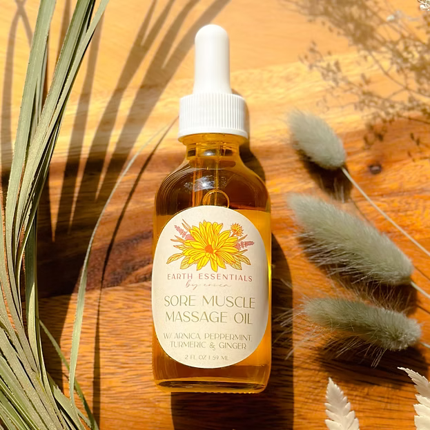 Sore Muscle Massage Oil