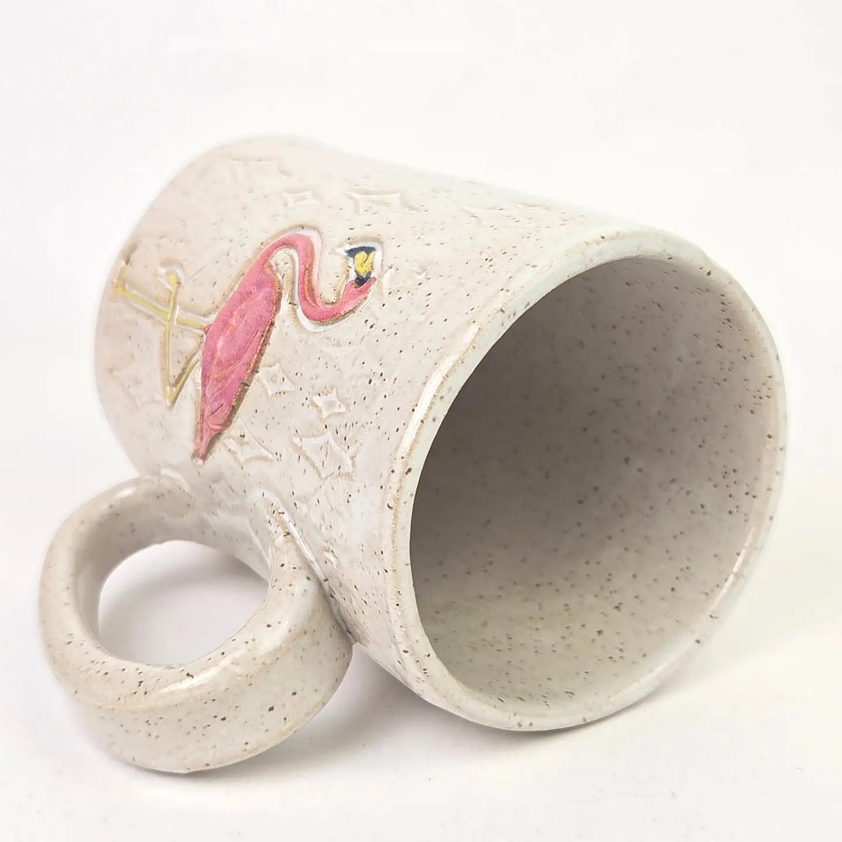 Flamingo White Mug (14oz)