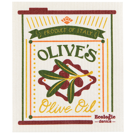 Swedish Sponge Cloth - Olive Oil
