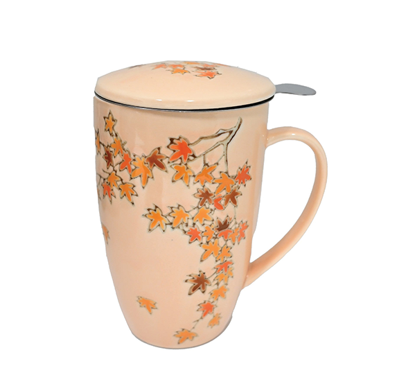 Momiji Maple Leaves Mug &amp; Infuser