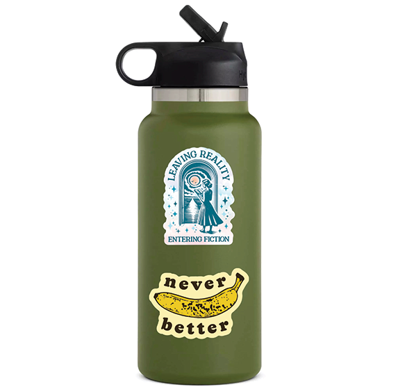 Vinyl Sticker - Leaving Reality Entering Fiction