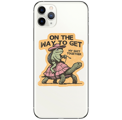 Vinyl Sticker - Frog Cowboy