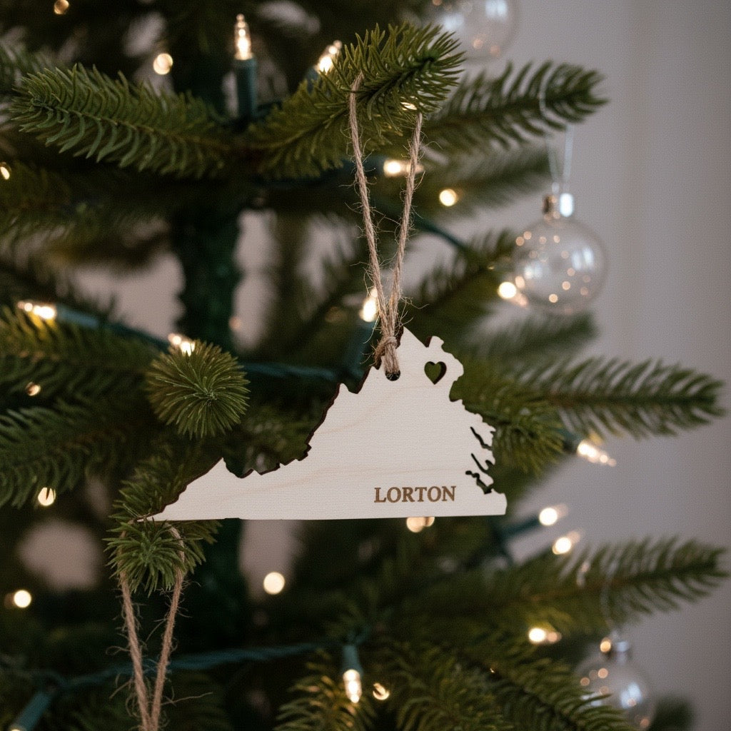 Virginia Ornament - State or City