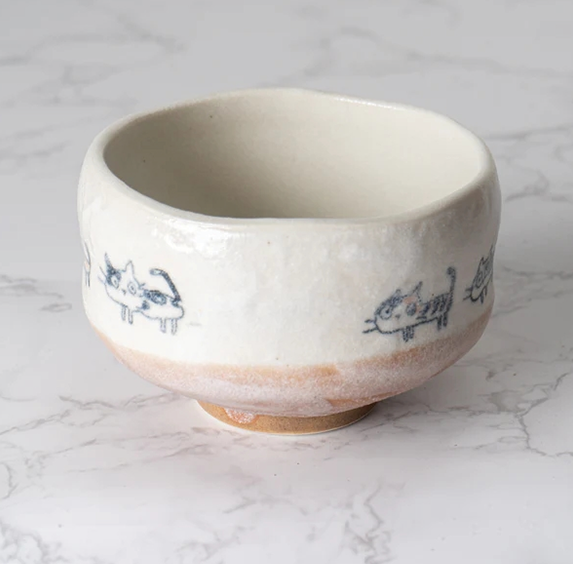 Matcha Bowl - Neko Cats
