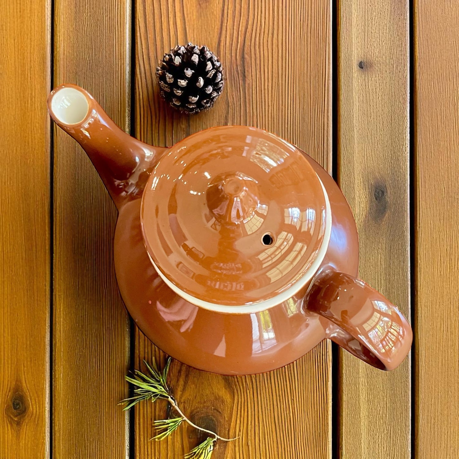 Vintage Teapot - Brown Boston (Hall, USA)