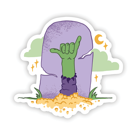 Vinyl Sticker - Frankenstein Hang Loose