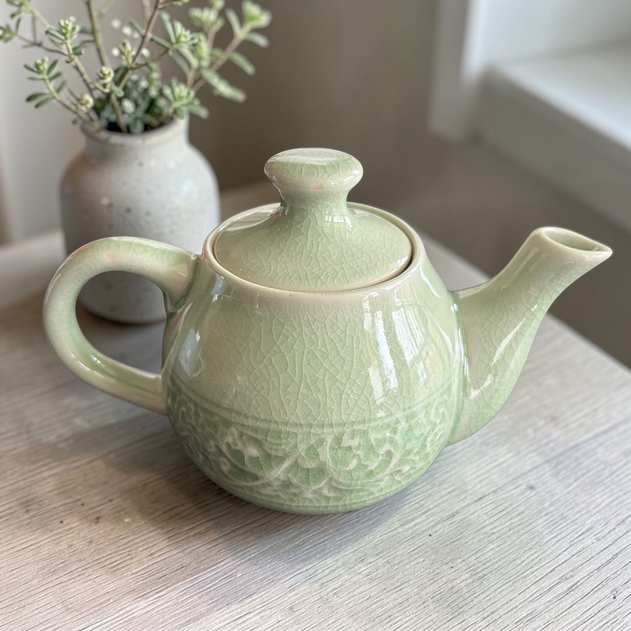 Vintage Teapot - Japanese Celadon (Unknown)