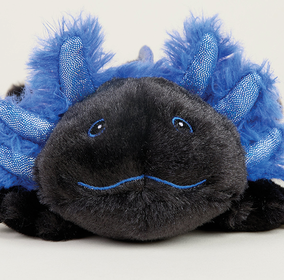 Warmies Junior - Black Axolotl