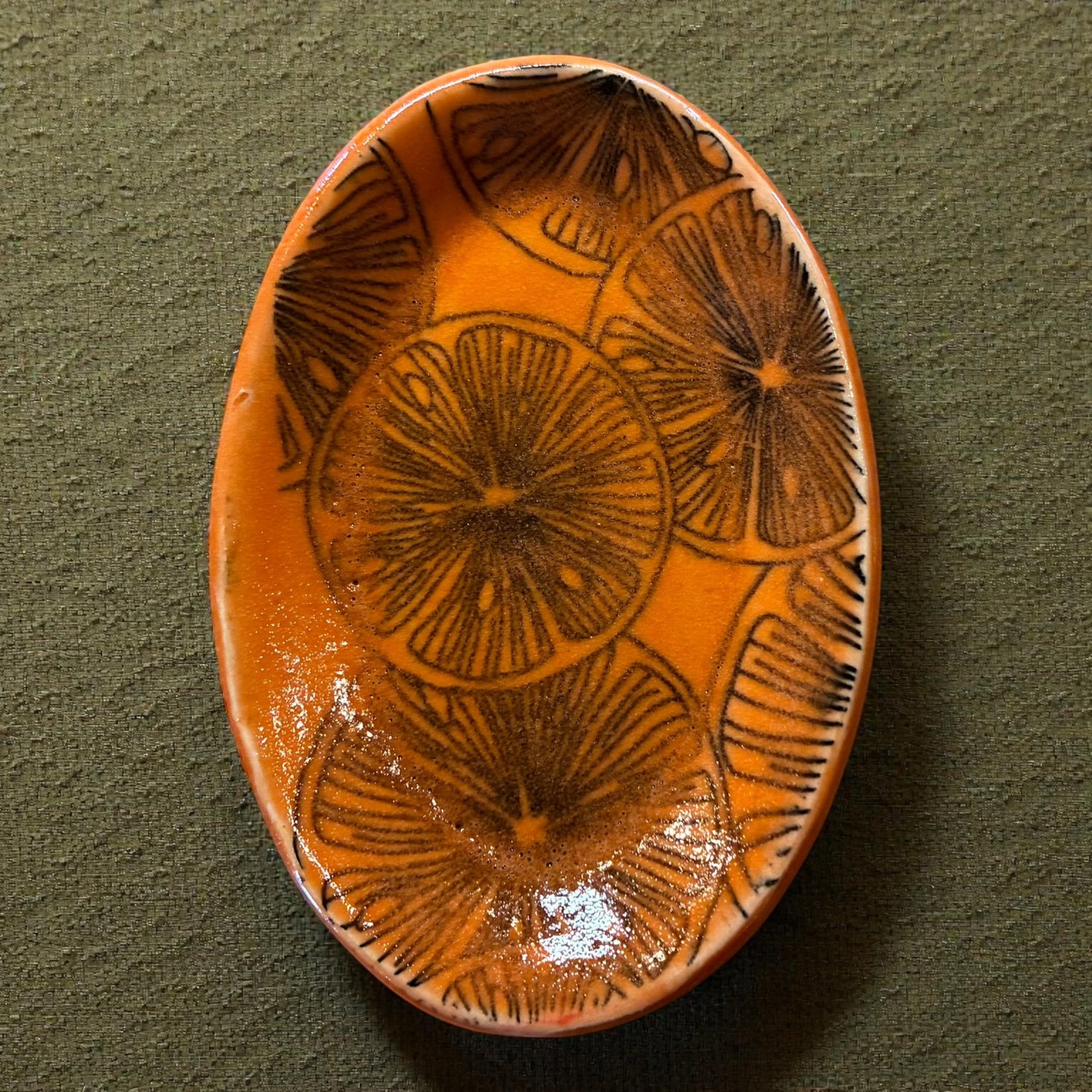 Boot Sole Pottery - Trinket / Teabag Tray