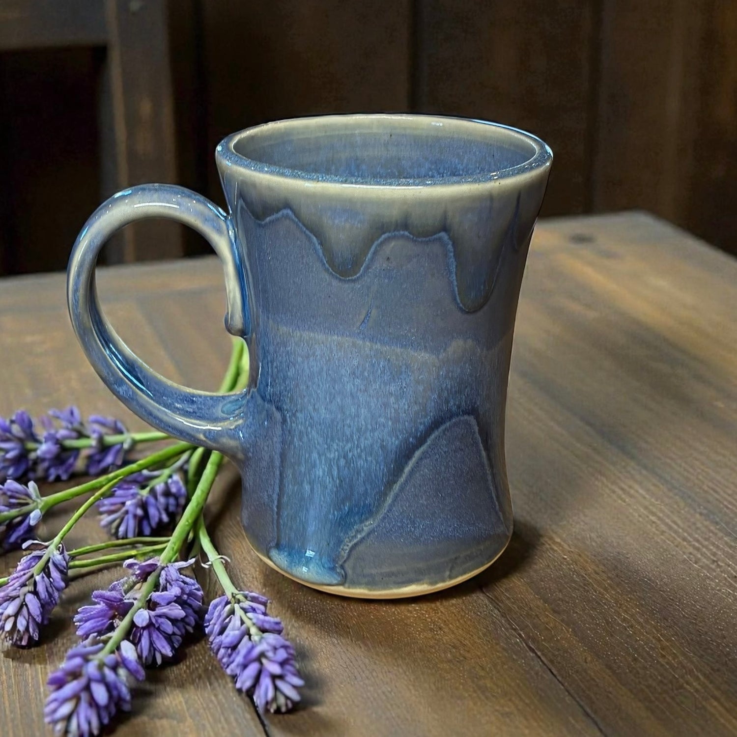 Boot Sole Pottery - WTF (Blue Drip)