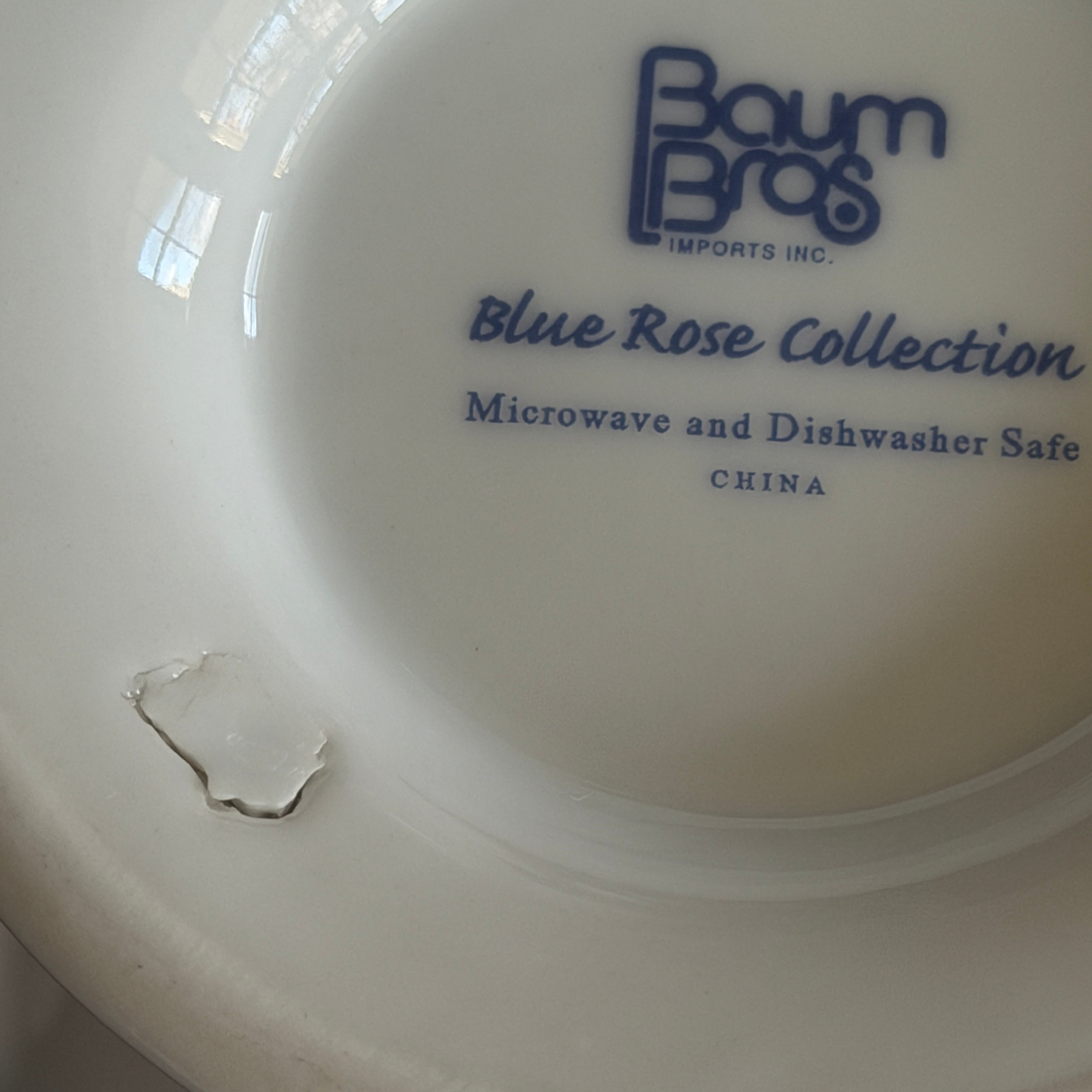 Vintage Teapot - Blue Rose (Baum Bros 2008, China)