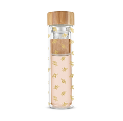 Glass Infuser Bottle - Bee