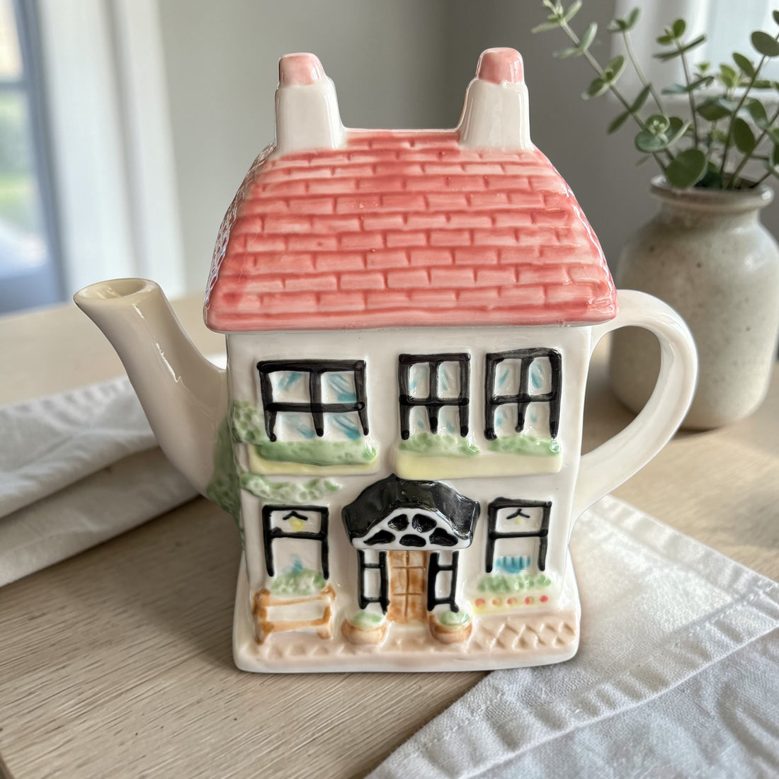 Vintage Teapot - Cottage (Staffordshire)