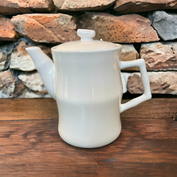 Vintage Teapot - White Bamboo (California Pantry, China)