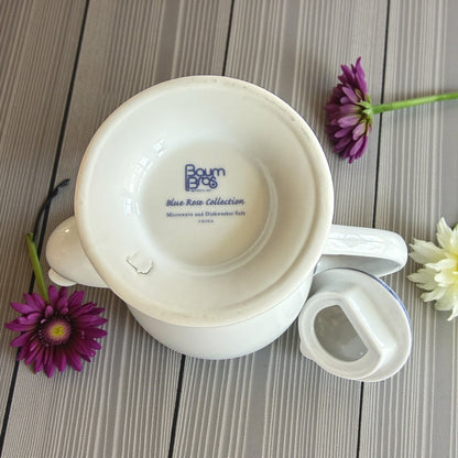 Vintage Teapot - Blue Rose (Baum Bros 2008, China)