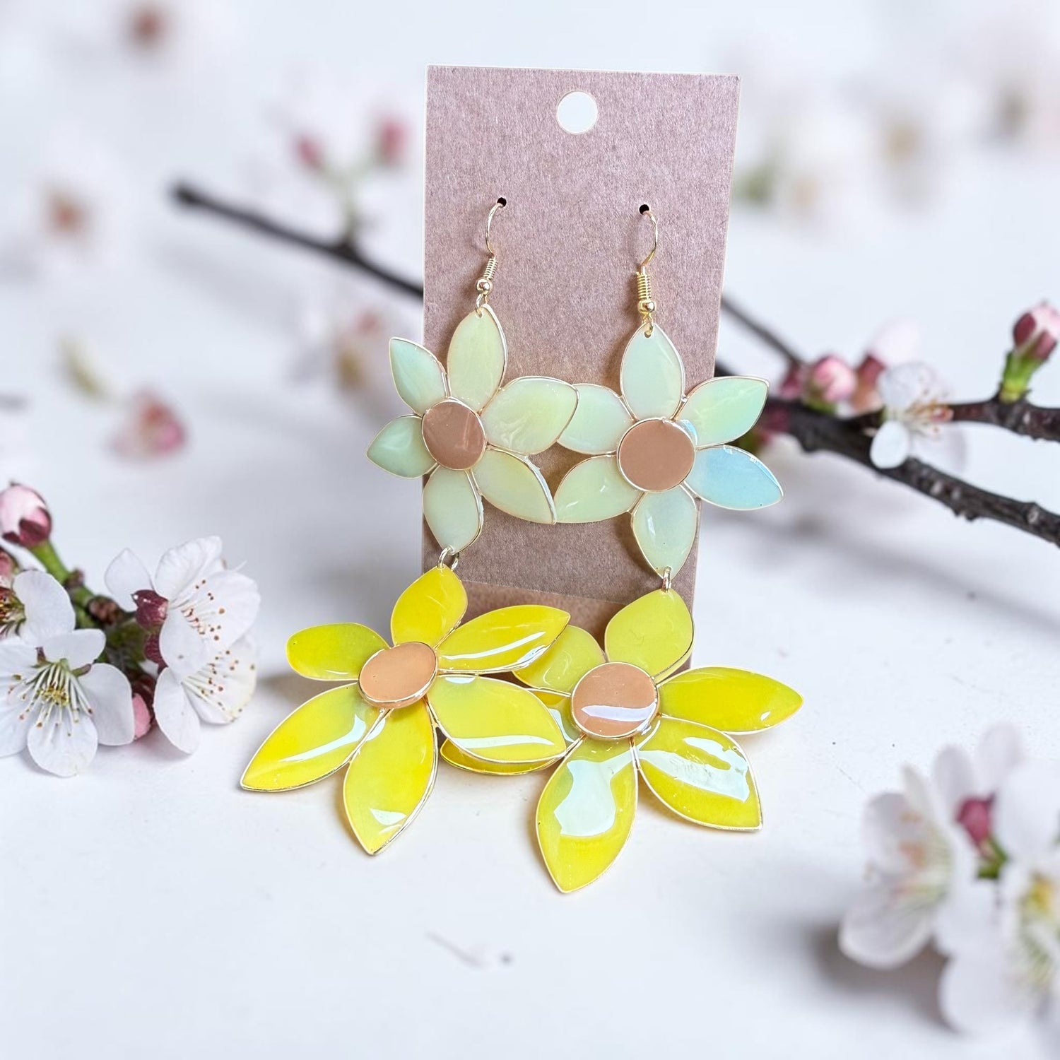 Katty’s Corner Earrings - Daffodils