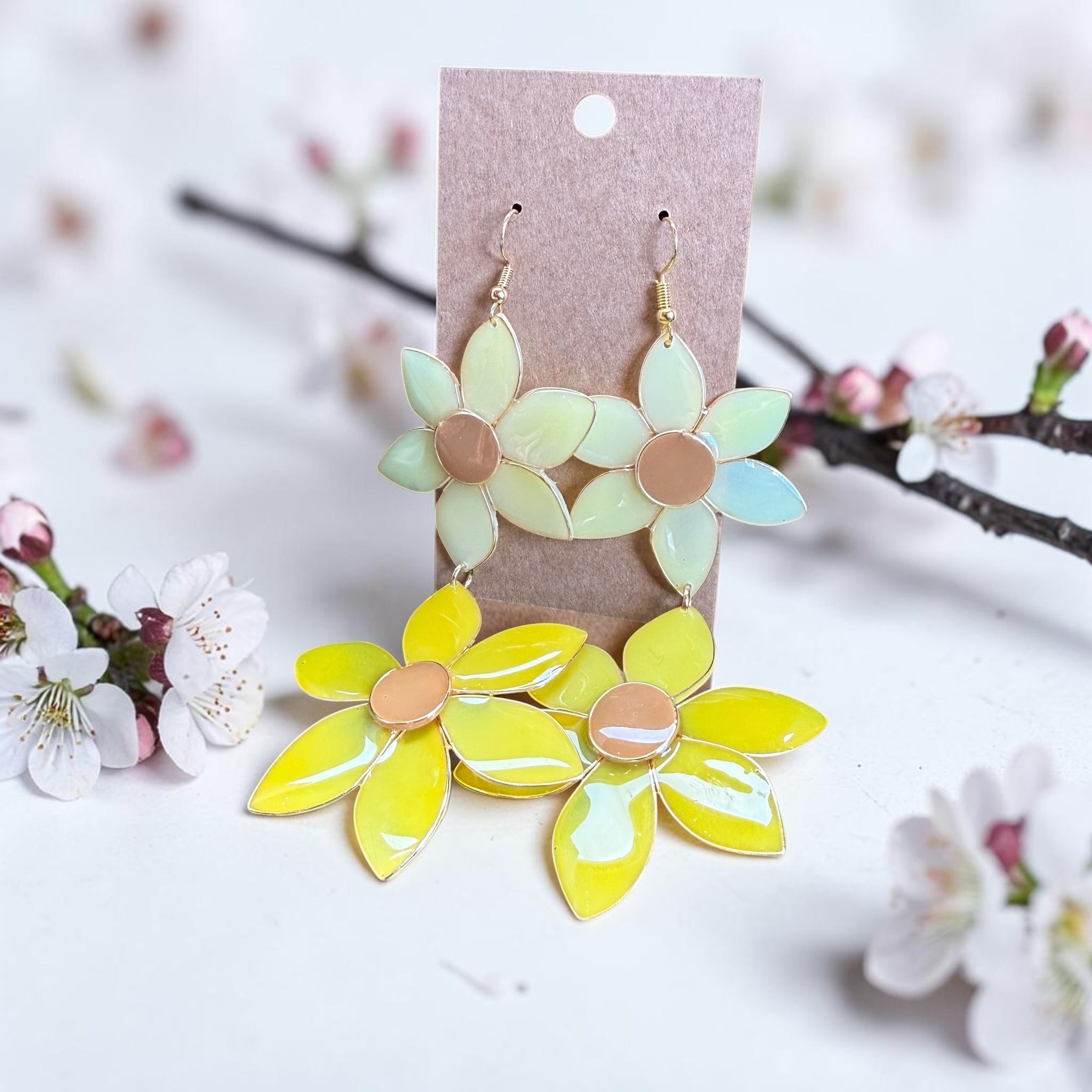 Katty’s Corner Earrings - Daffodils