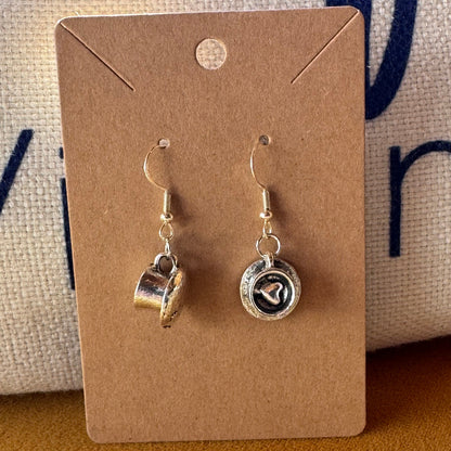 Steamed Stardust Earrings - Cups and Mugs