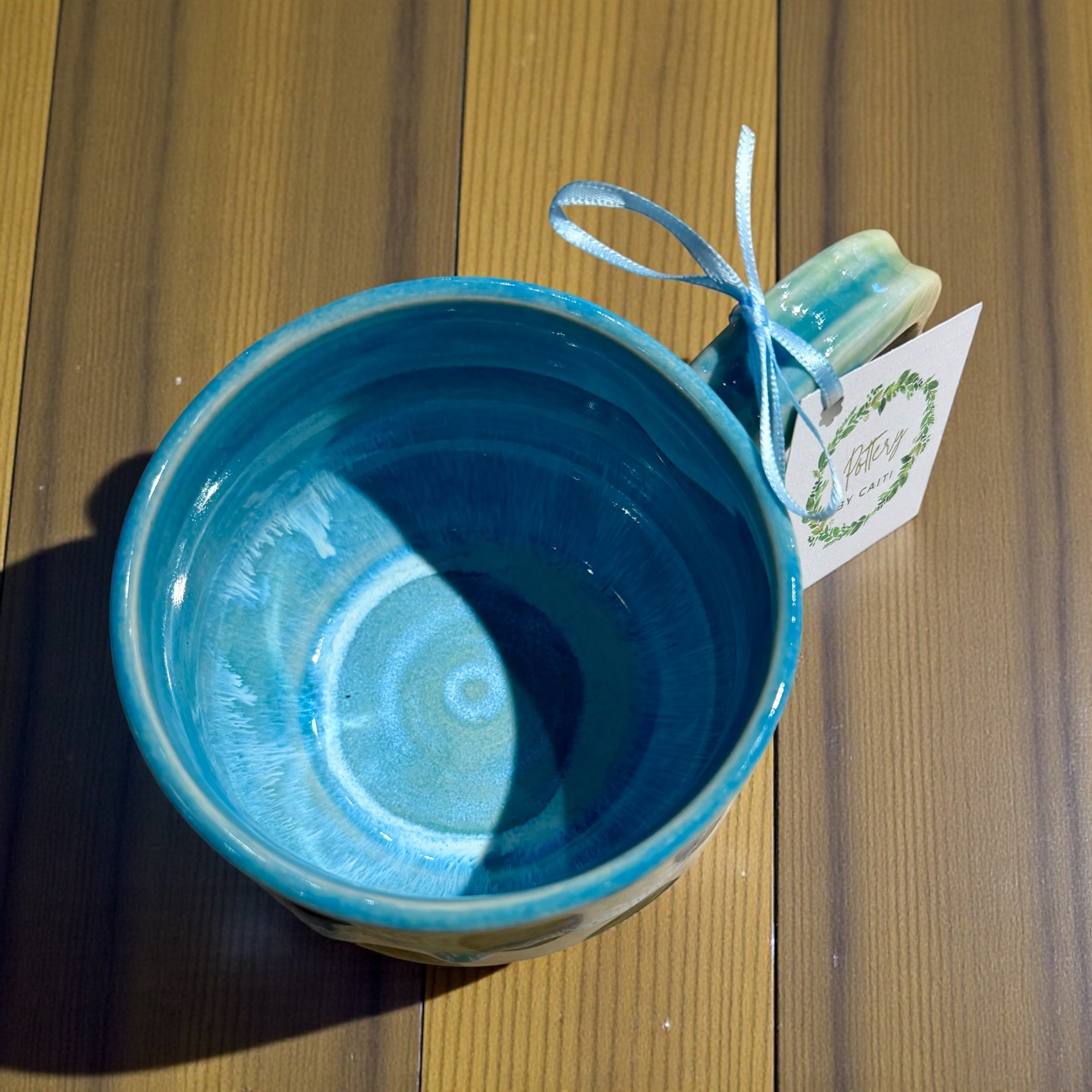 Pottery by Caiti - Polka Dot (Blue)