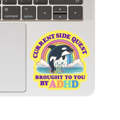 Vinyl Sticker - ADHD Side Quest