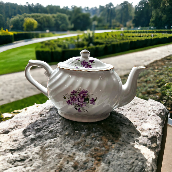 Vintage Teapot - Violets (Arthur Wood & Son, England)