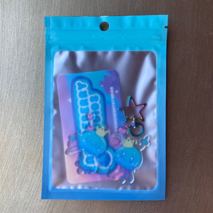 Keychain/Charm - Jellyfish in Love