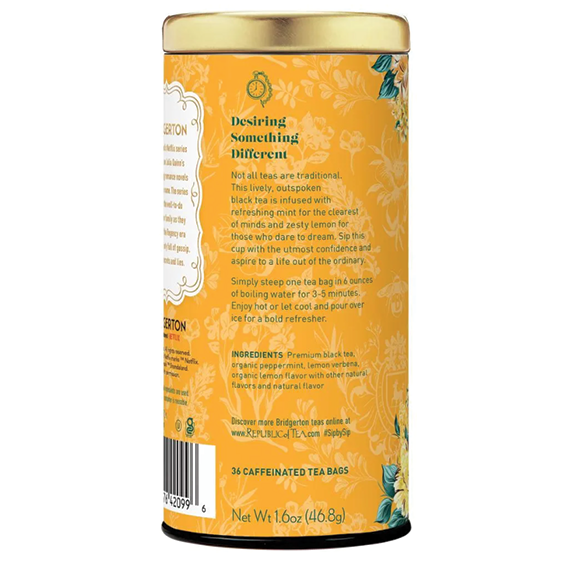 Bridgerton - Eloise Lemon Mint Black Tea