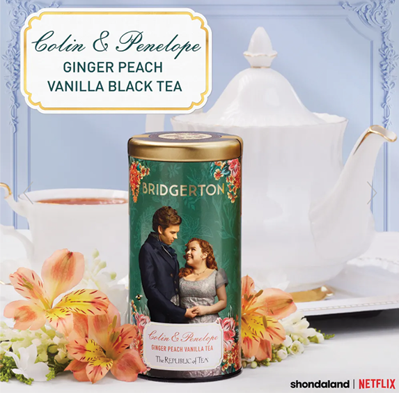Bridgerton - Colin &amp; Penelope Ginger Peach Vanilla Tea