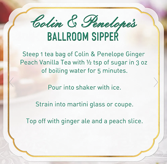 Bridgerton - Colin & Penelope Ginger Peach Vanilla Tea