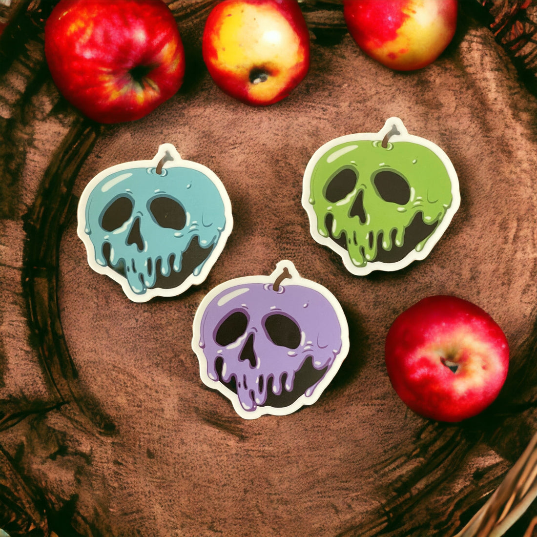 Vinyl Sticker - Poisoned Apple (Green)