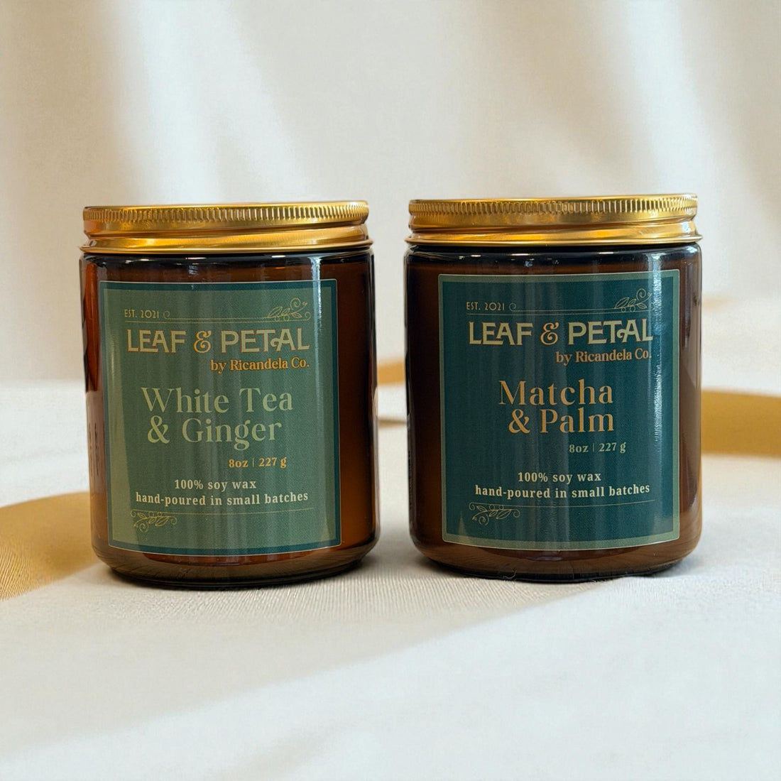 Leaf &amp; Petal - Matcha &amp; Palm (9 oz)
