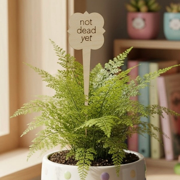 Snarky Wood Plant Markers