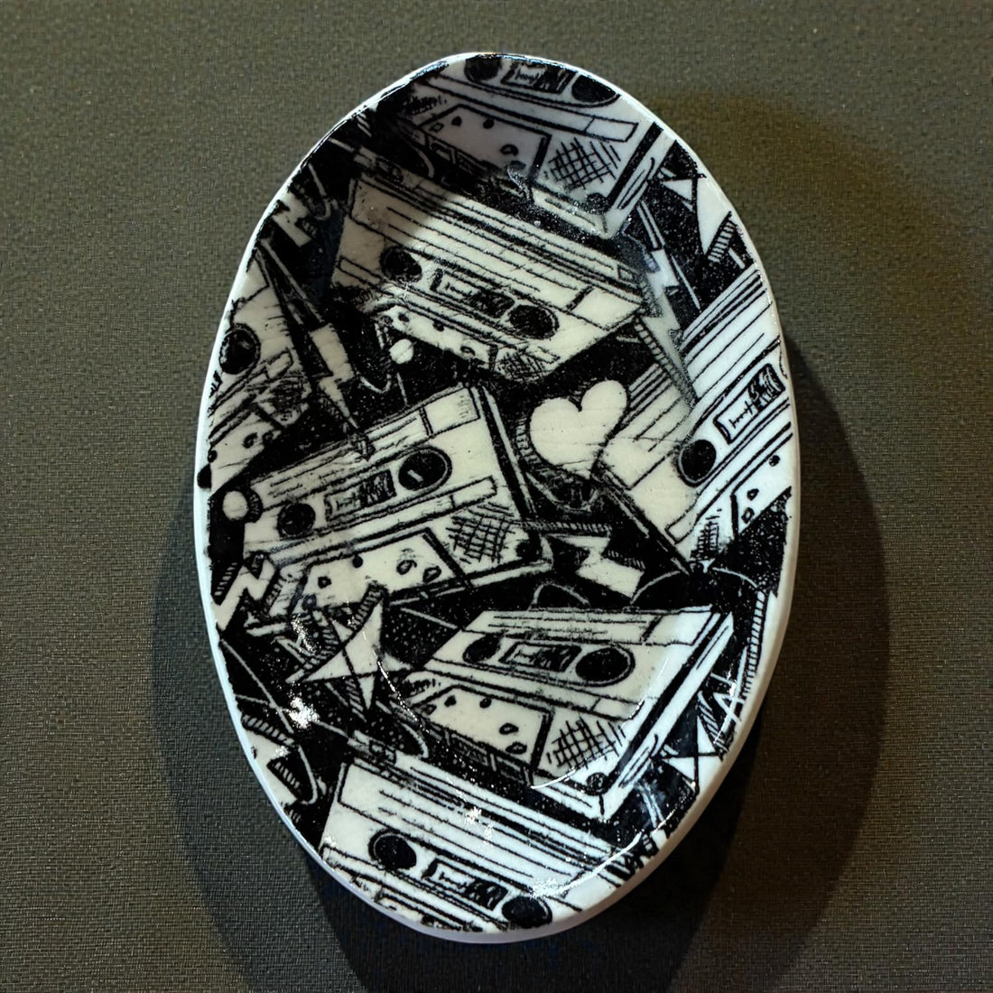 Boot Sole Pottery - Trinket / Teabag Tray