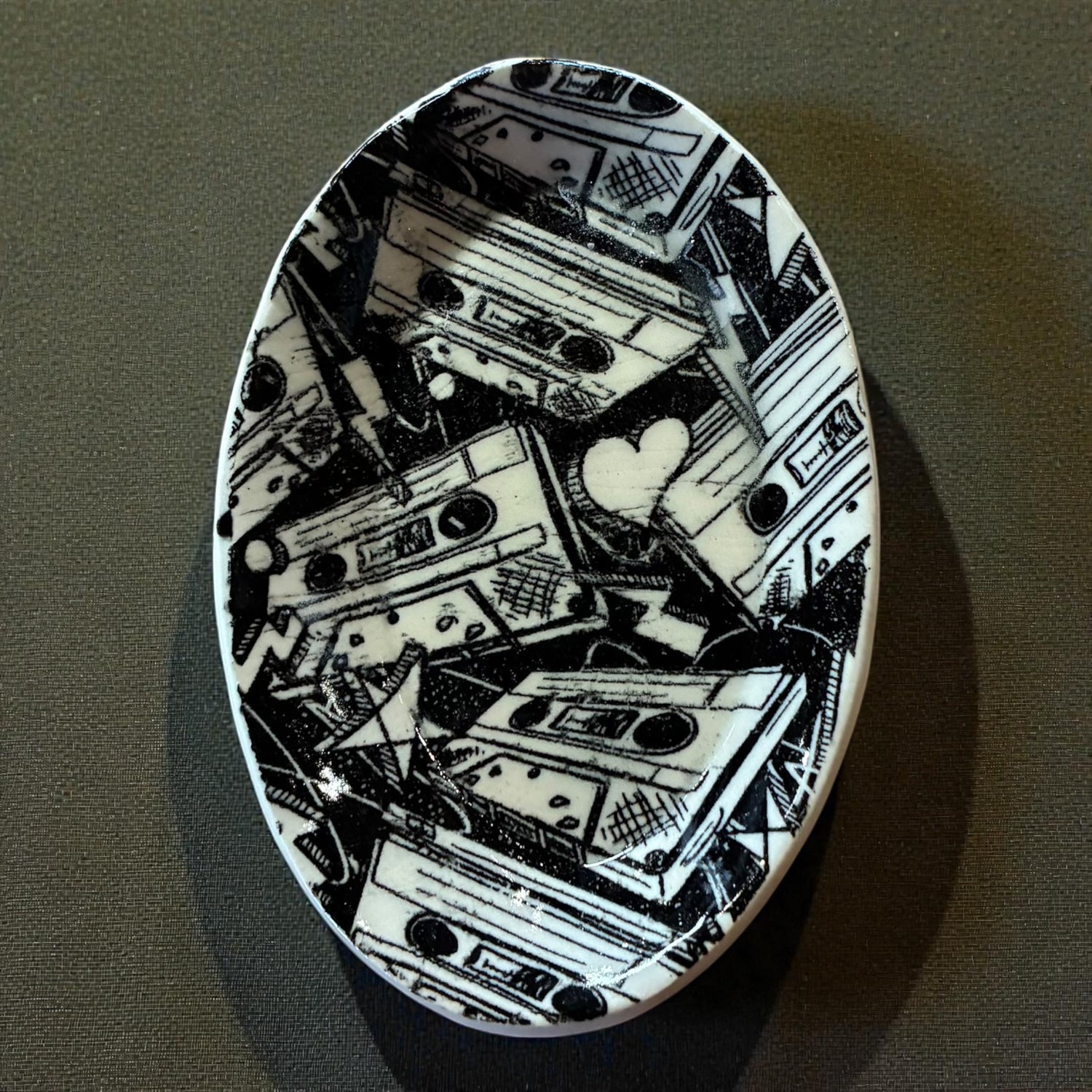 Boot Sole Pottery - Trinket / Teabag Tray