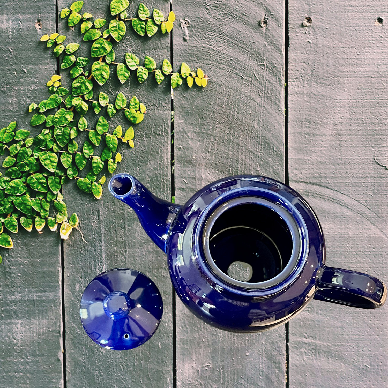 Vintage Teapot - Cobalt Blue (Old Amsterdam, China)