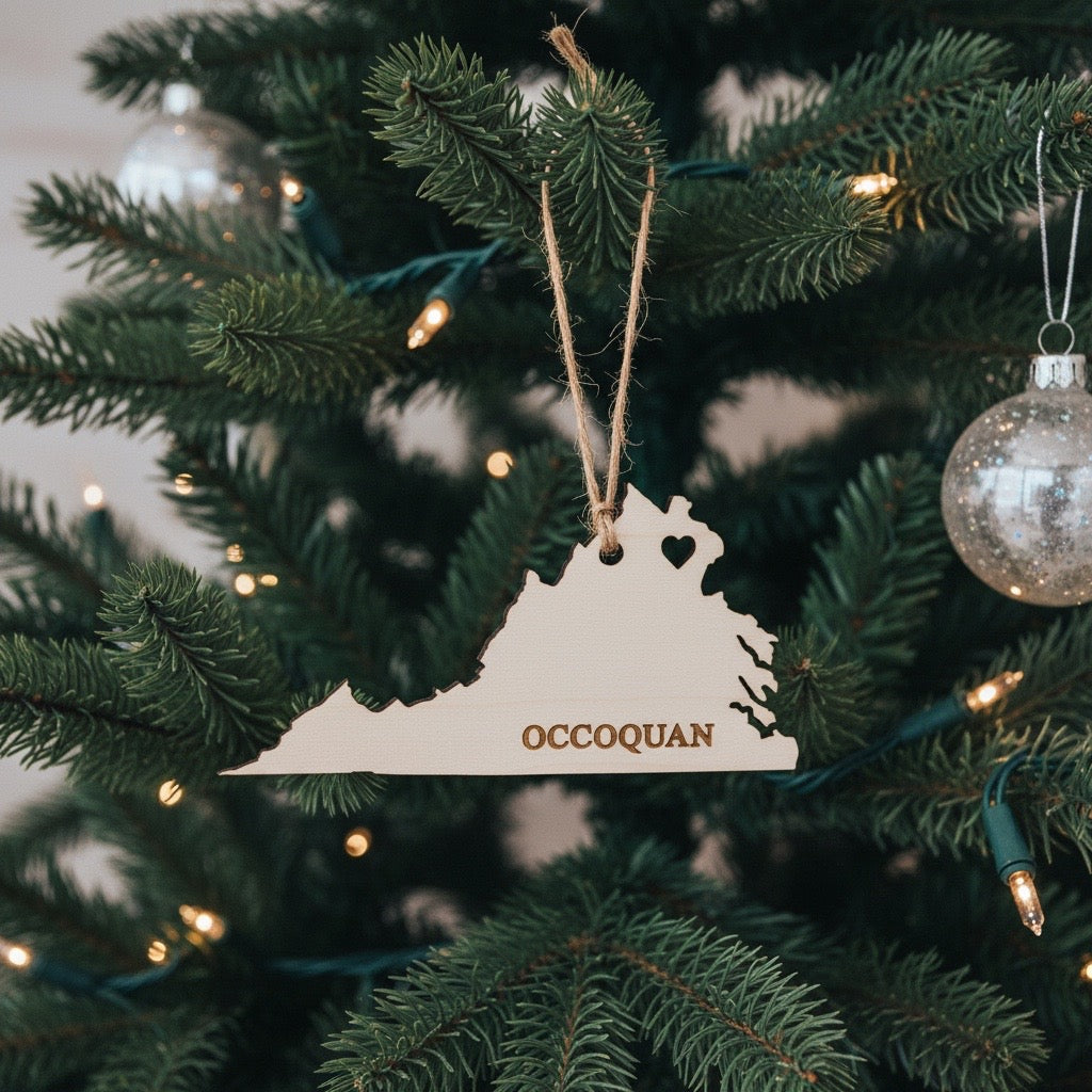 Virginia Ornament - State or City