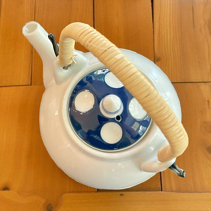 Vintage Teapot - Polka Dot/Earth Bottle (Arita Ware, Japan)
